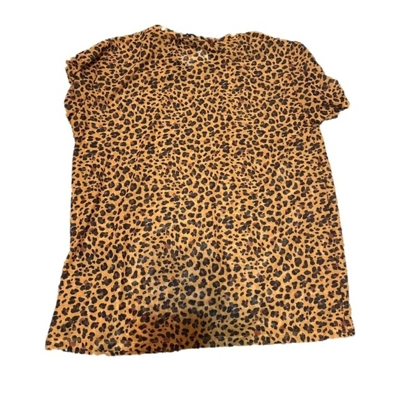NWT Catwalk Junkie Golden Cheetah Mesh Shirt - Picture 3 of 4